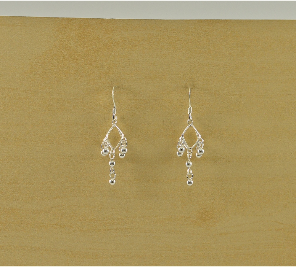 S0102 Plain Silver Earring S0102 Plain Silver Earring