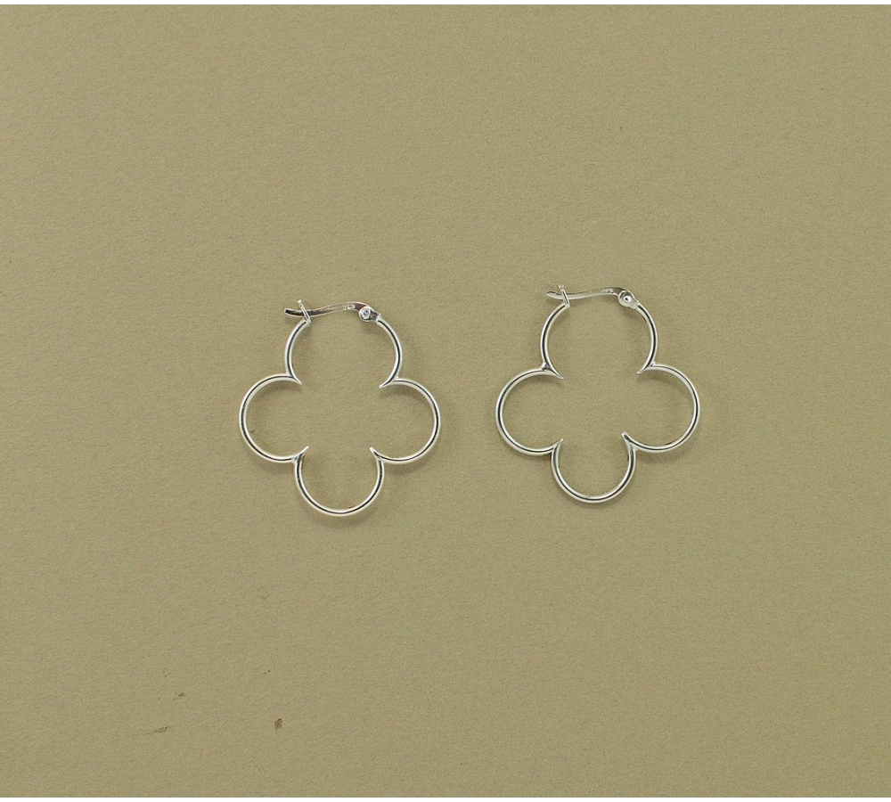 S0097 Plain Silver Earring S0097 Plain Silver Earring