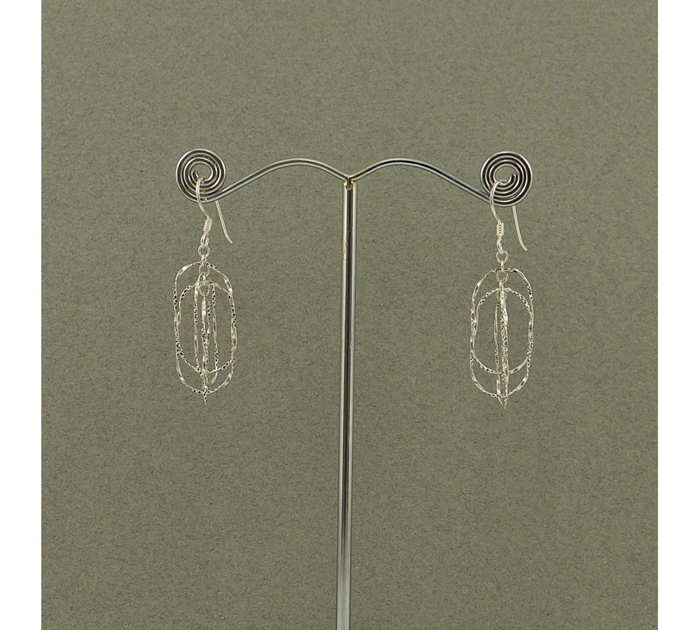 S0058 Plain Silver Earring S0058 Plain Silver Earring