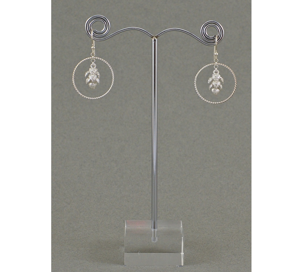 S0055 Plain Silver Earring S0055 Plain Silver Earring