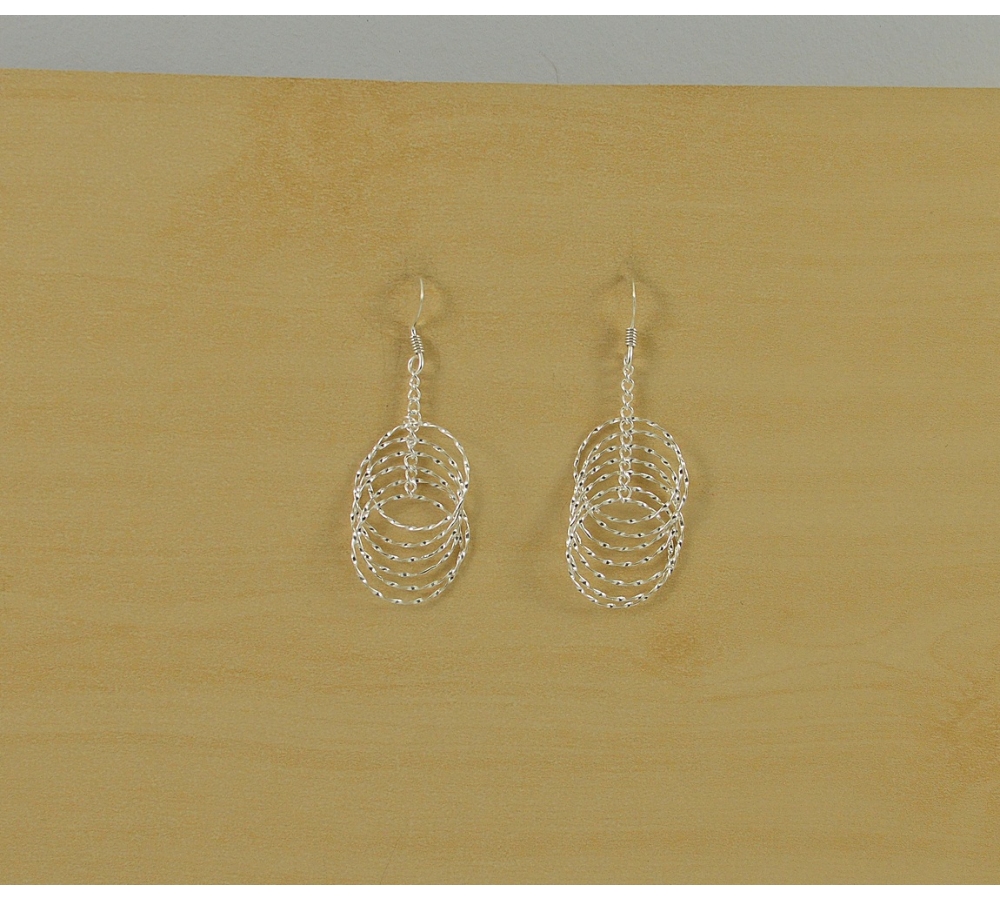 S0034 Plain Silver Earring S0034 Plain Silver Earring