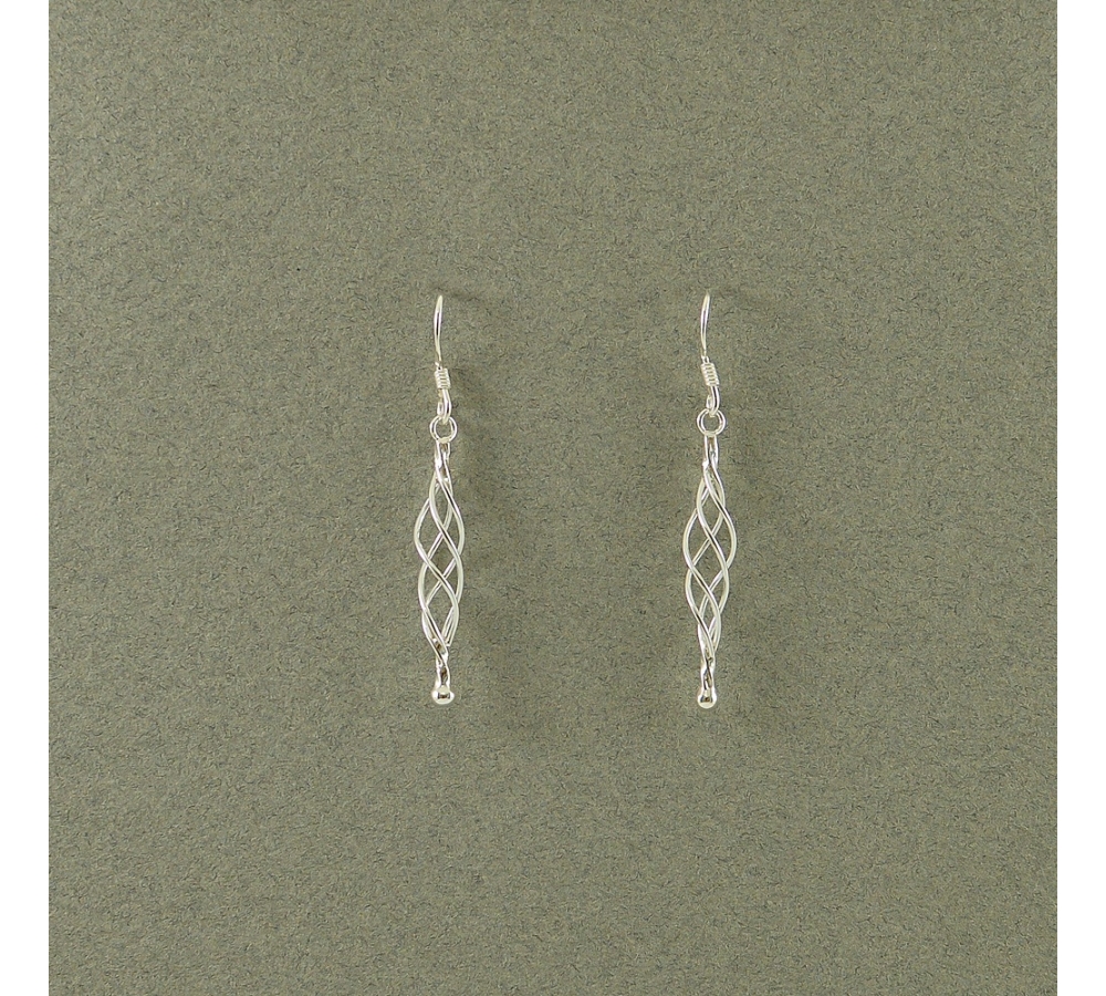 S0014 Plain Silver Earring S0014 Plain Silver Earring