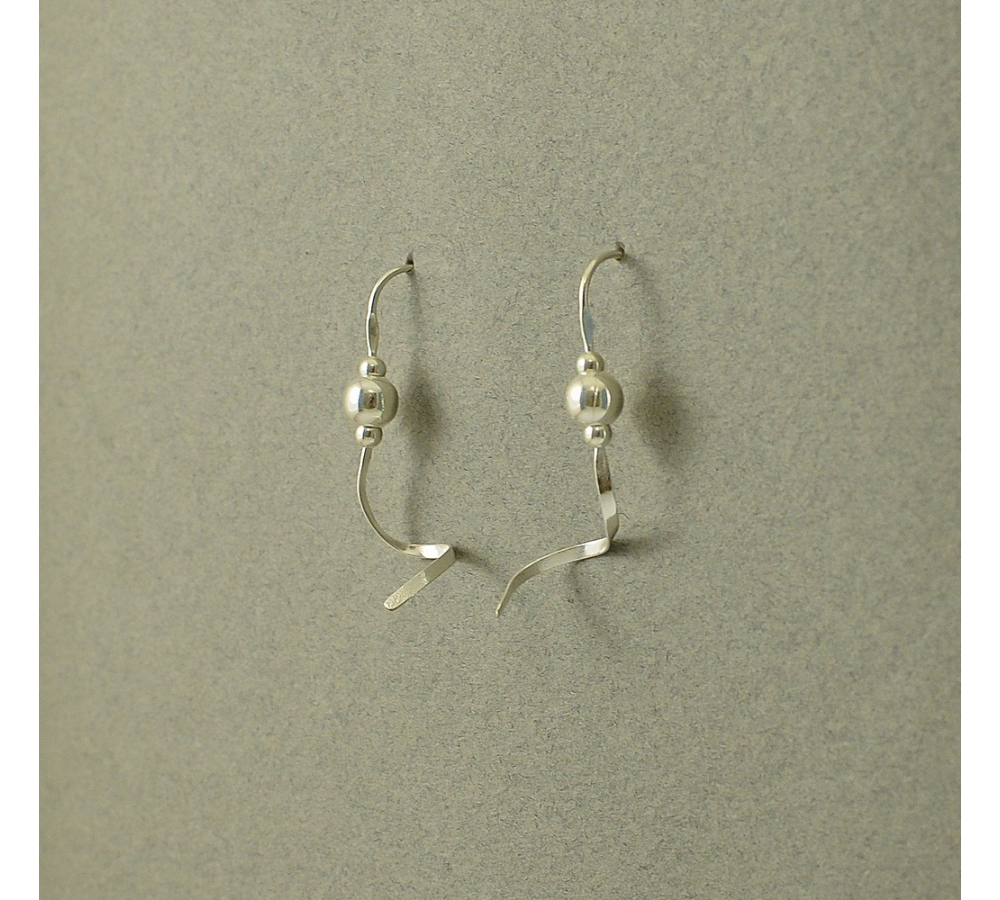 S0003/1 Plain Silver Earring S0003/1 Plain Silver Earring