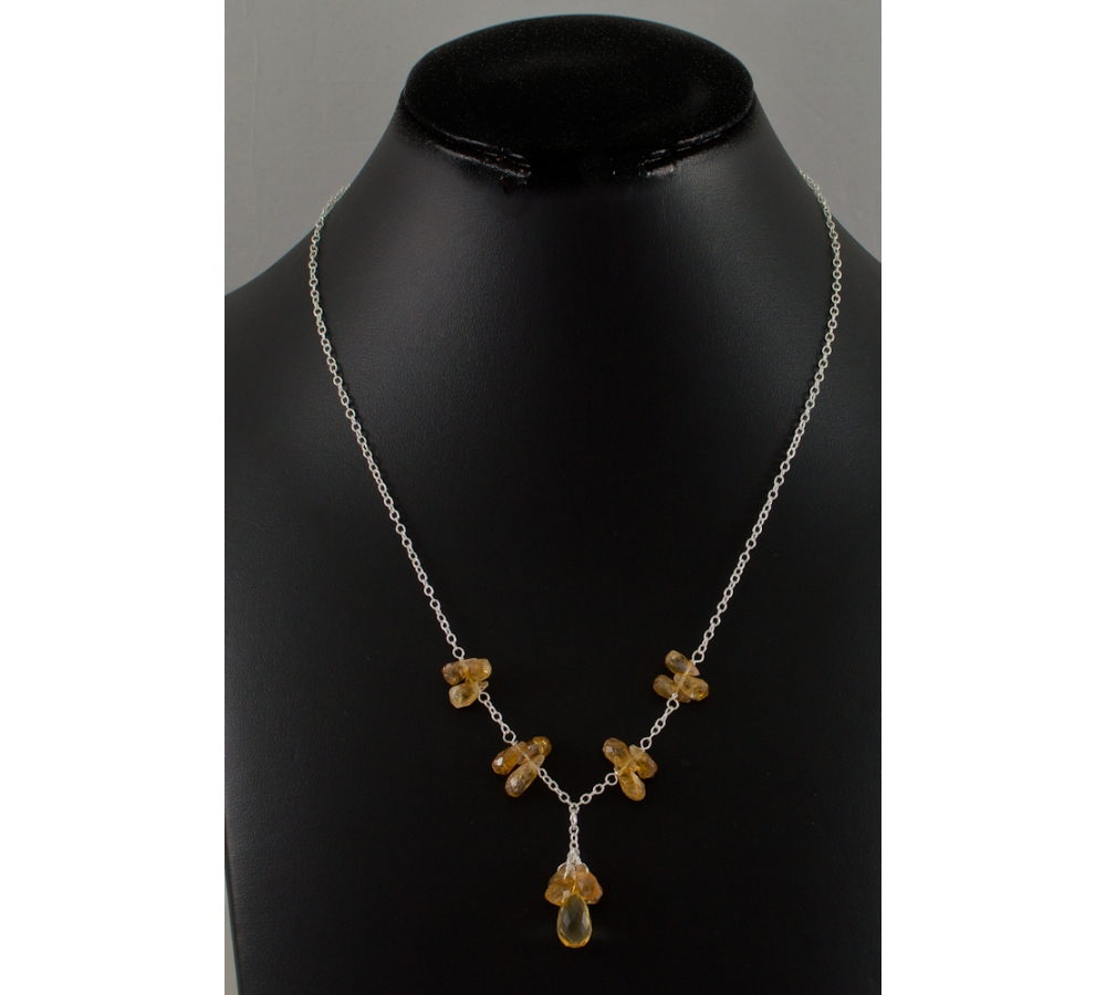 JNSU1211 Lemon Quartz Necklace JNSU1211 Lemon Quartz Necklace