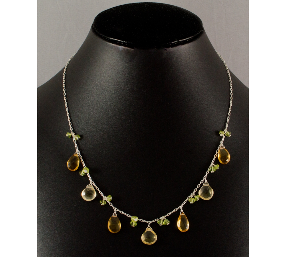JNSU1235 Lemon Quartz Necklace JNSU1235 Lemon Quartz Necklace