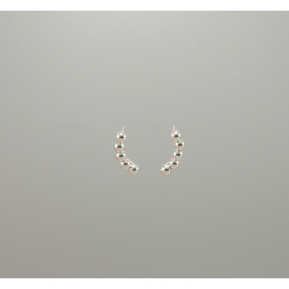 S0432 Plain Silver Earring S0432 Plain Silver Earring