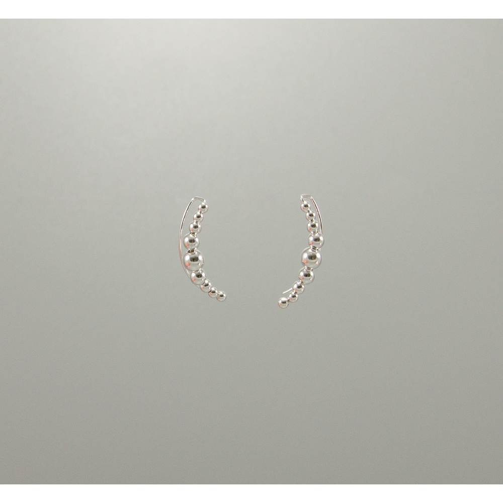 S0431 Plain Silver Earring S0431 Plain Silver Earring