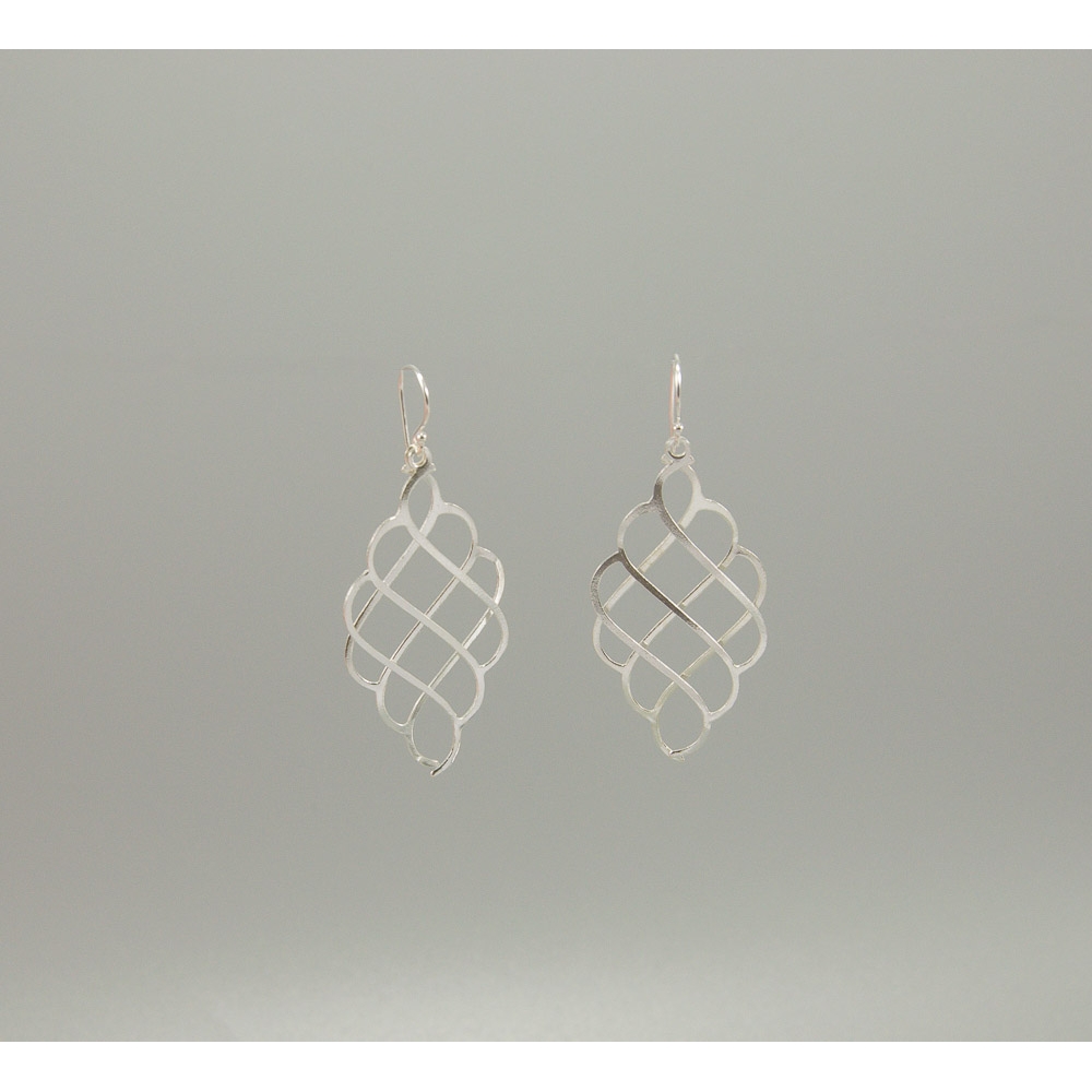 S0421 Plain Silver Earring S0421 Plain Silver Earring