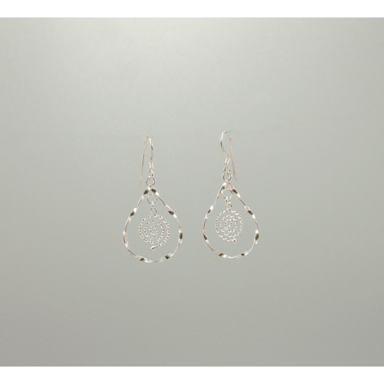 S0420 Plain Silver Earring