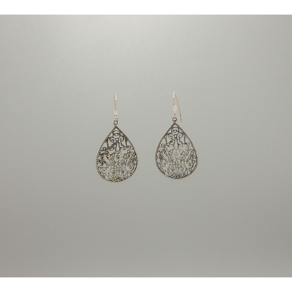S0423 Plain Silver Earring S0423 Plain Silver Earring