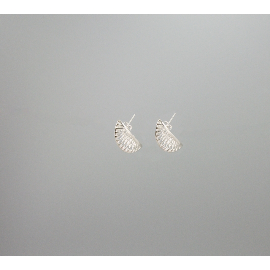 S0414 Plain Silver Earring