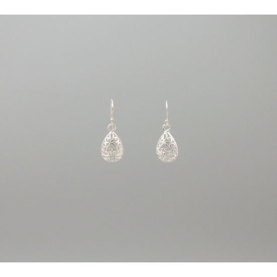 S0415 Plain Silver Earring