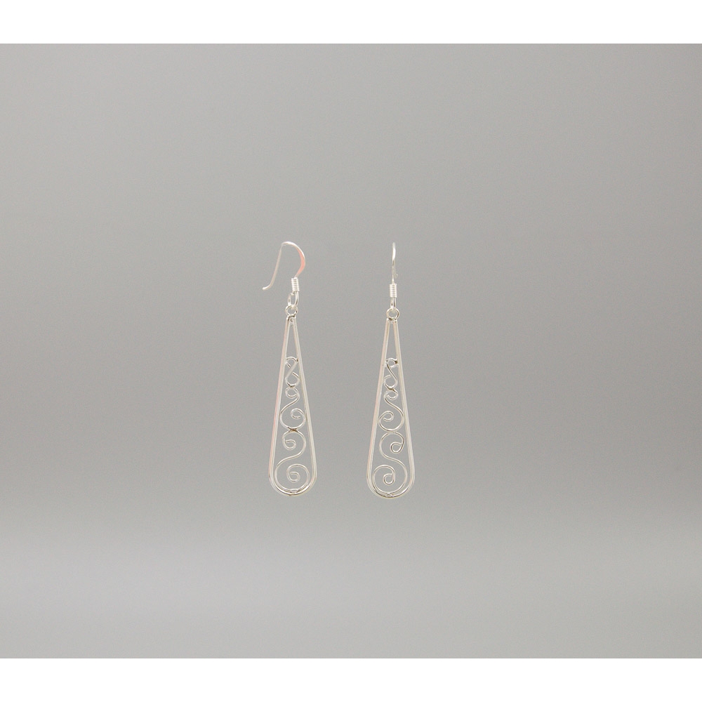 S0416 Plain Silver Earring S0416 Plain Silver Earring