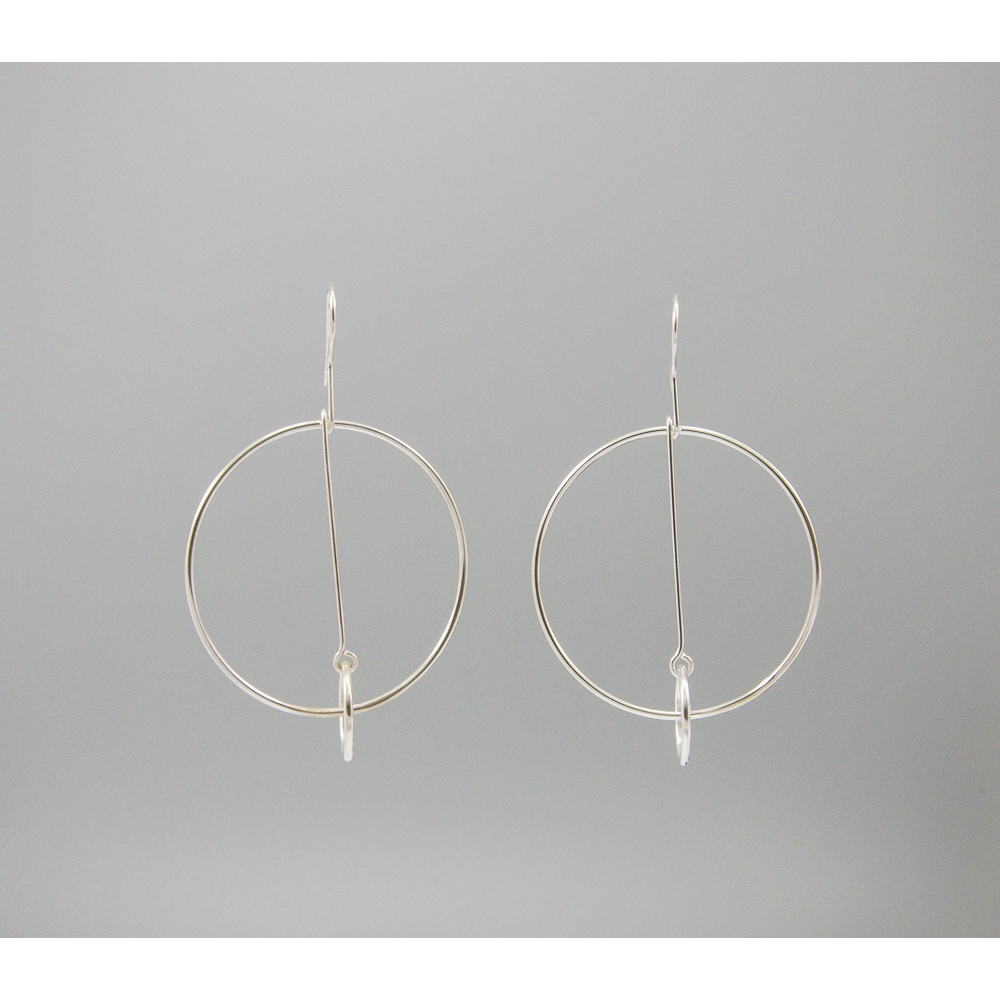 S0418 Plain Silver Earring S0418 Plain Silver Earring