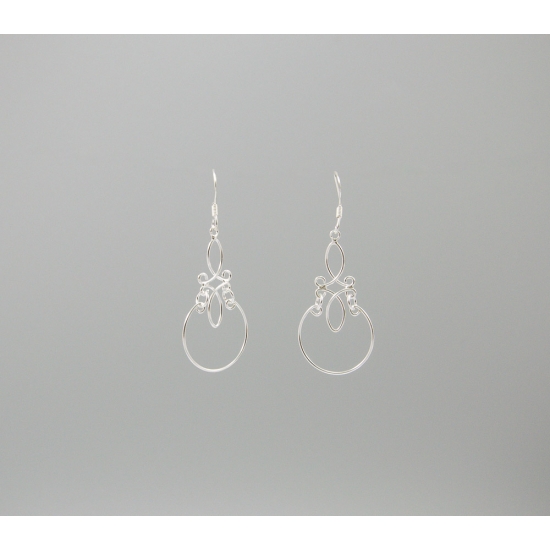 S0419 Plain Silver Earring