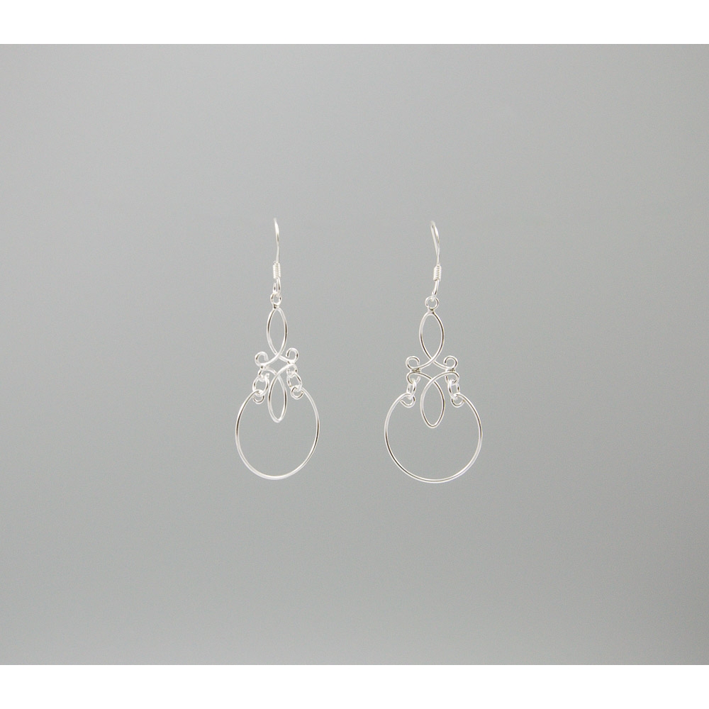 S0419 Plain Silver Earring S0419 Plain Silver Earring