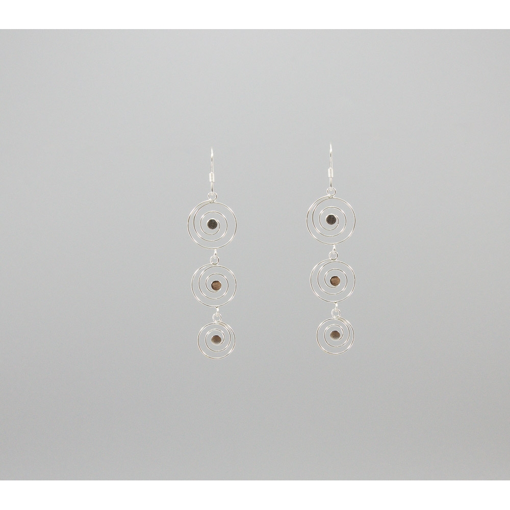 S0382 Plain Silver Earring S0382 Plain Silver Earring