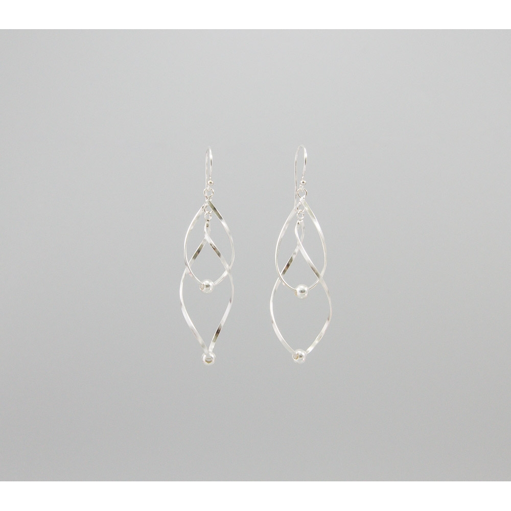 S0383 Plain Silver Earring S0383 Plain Silver Earring