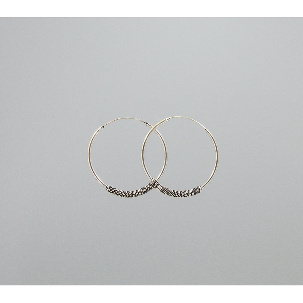 S0390 Plain Silver Earring S0390 Plain Silver Earring