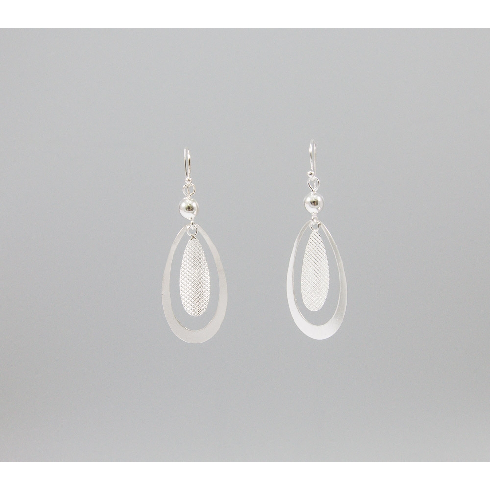 S0376 Plain Silver Earring S0376 Plain Silver Earring