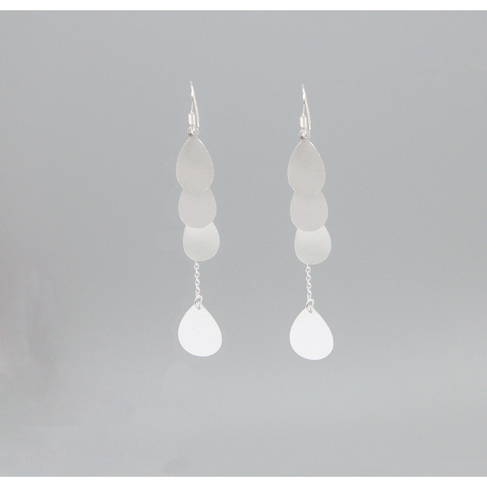 S0398 Plain Silver Earring S0398 Plain Silver Earring