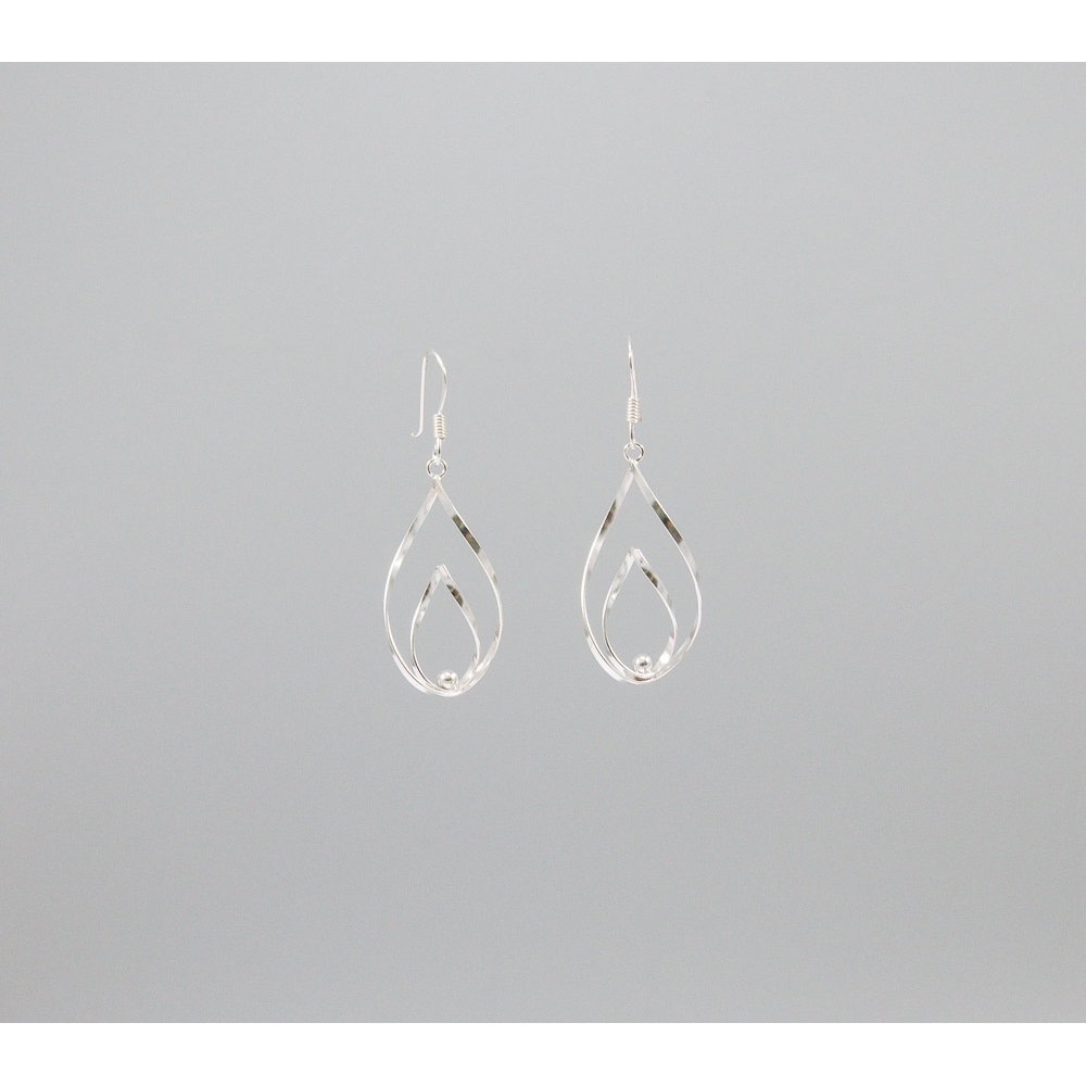 S0399 Plain Silver Earring S0399 Plain Silver Earring