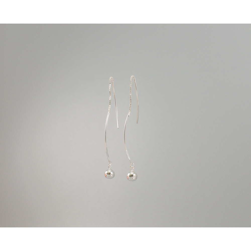 S0374 Plain Silver Earring S0374 Plain Silver Earring