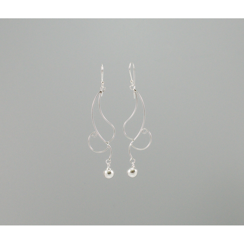 S0375 Plain Silver Earring S0375 Plain Silver Earring