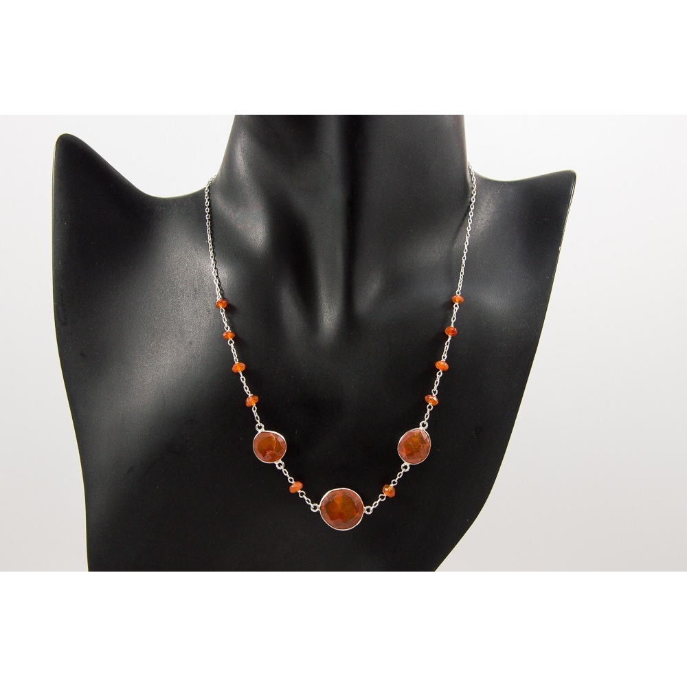 JNSU1270 Orange Agate Necklace JNSU1270 Orange Agate Necklace