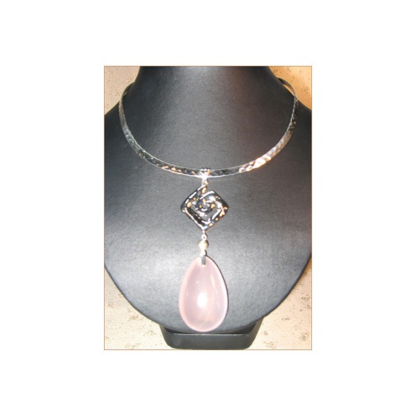 JN-UP102 Rose Quartz Necklace JN-UP102 Rose Quartz Necklace