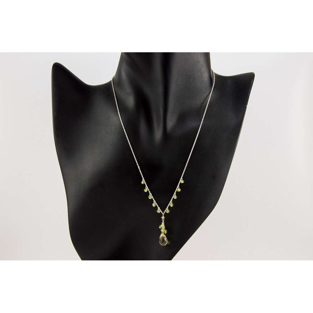 JNSU1305 Lemon Quartz Necklace JNSU1305 Lemon Quartz Necklace