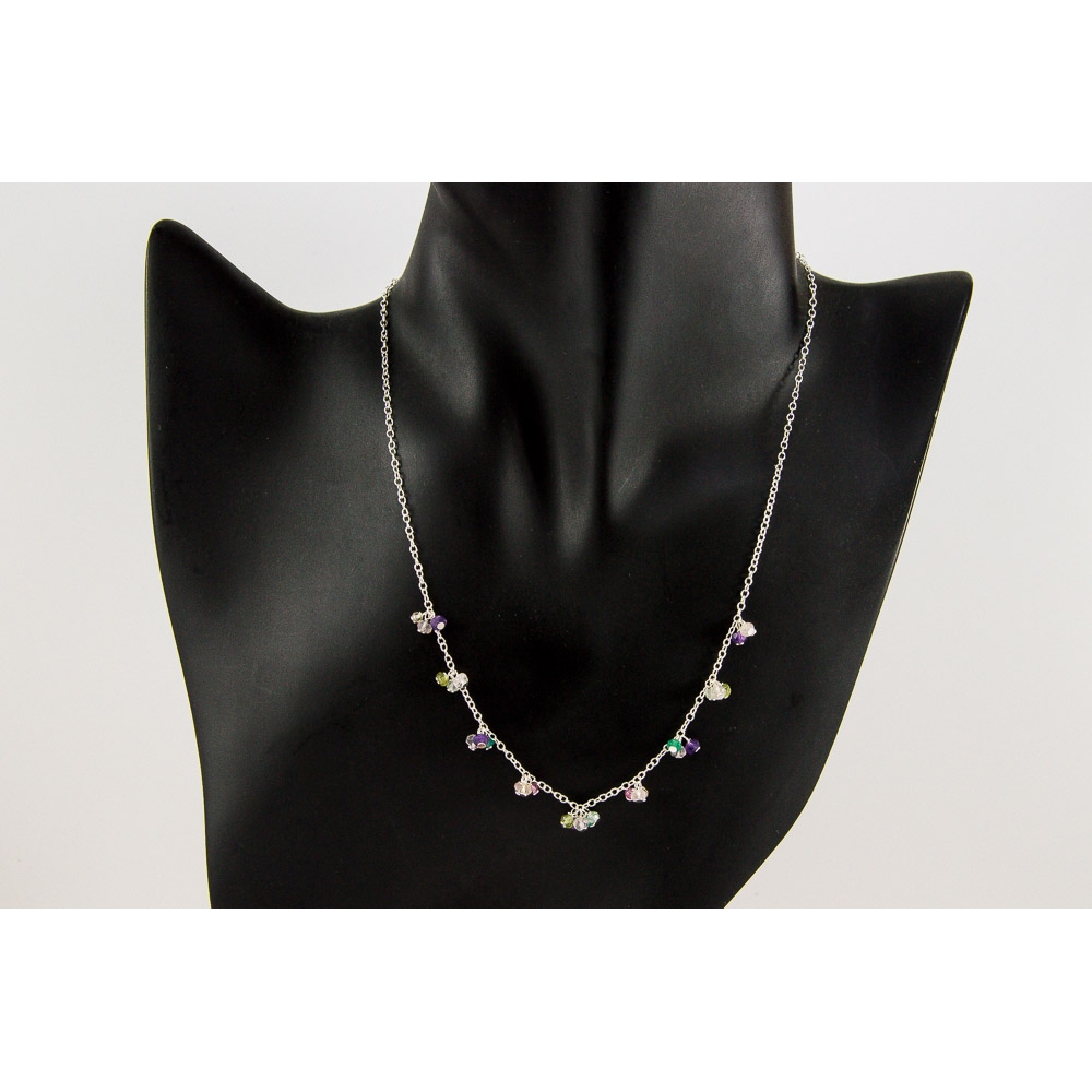 JNSU1309 Multi-gems Necklace JNSU1309 Multi-gems Necklace