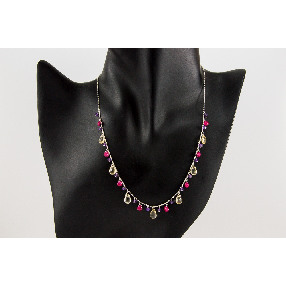 JNSU1313 Lemon Quartz Necklace JNSU1313 Lemon Quartz Necklace