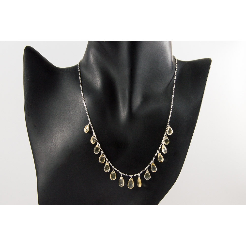 JNSU1296 Lemon Quartz Necklace JNSU1296 Lemon Quartz Necklace