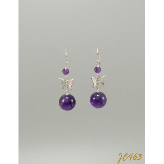 JE463 Amethyst Earring