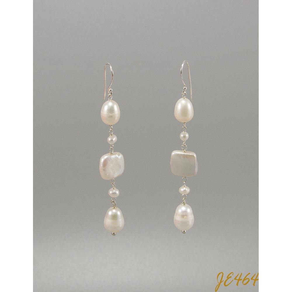 JE464 White Pearl Earring JE464 White Pearl Earring