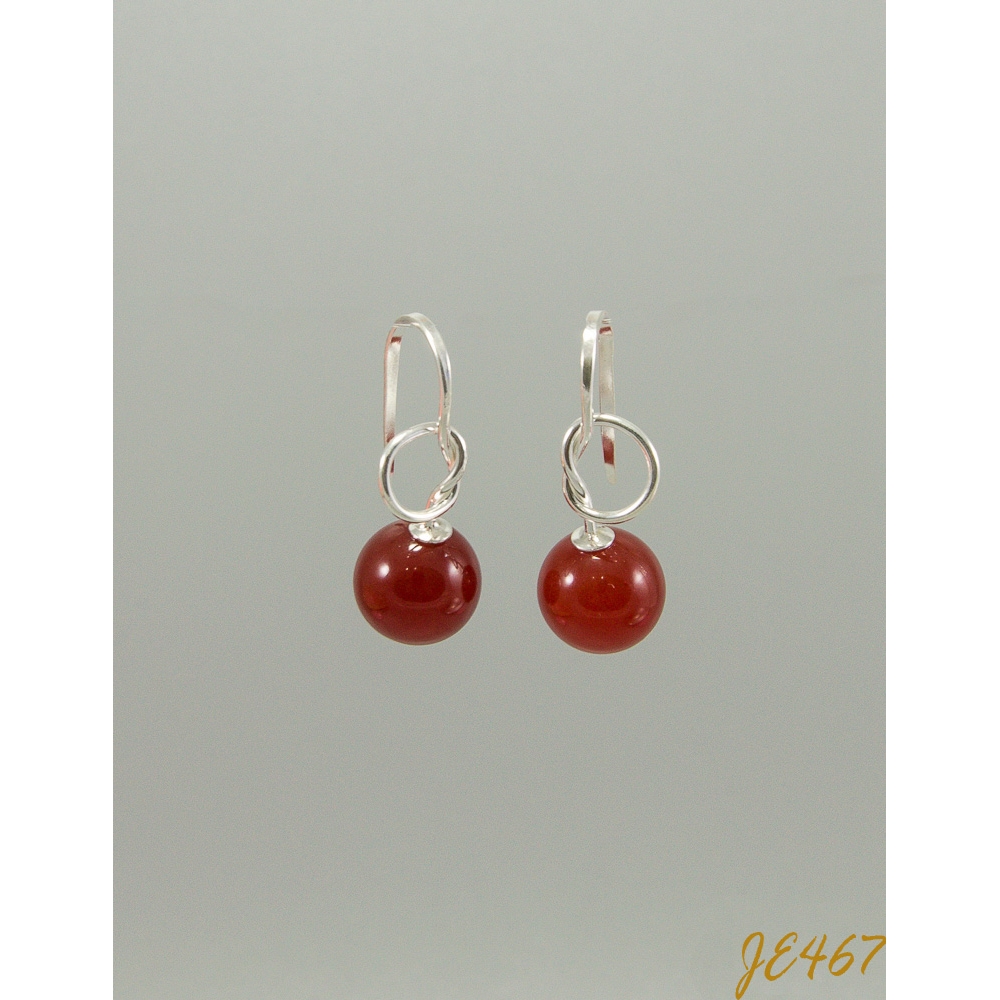 JE467 Red Agate Earring JE467 Red Agate Earring