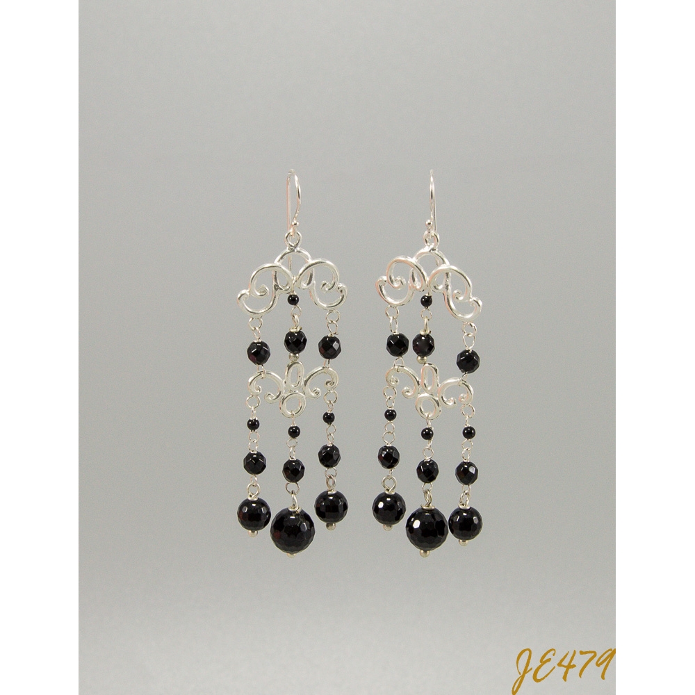 JE479 Black Onyx Earring JE479 Black Onyx Earring