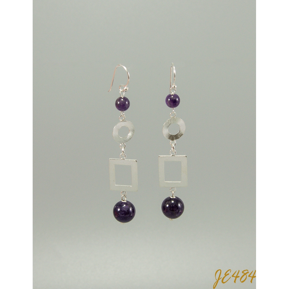 JE484 Amethyst Earring JE484 Amethyst Earring