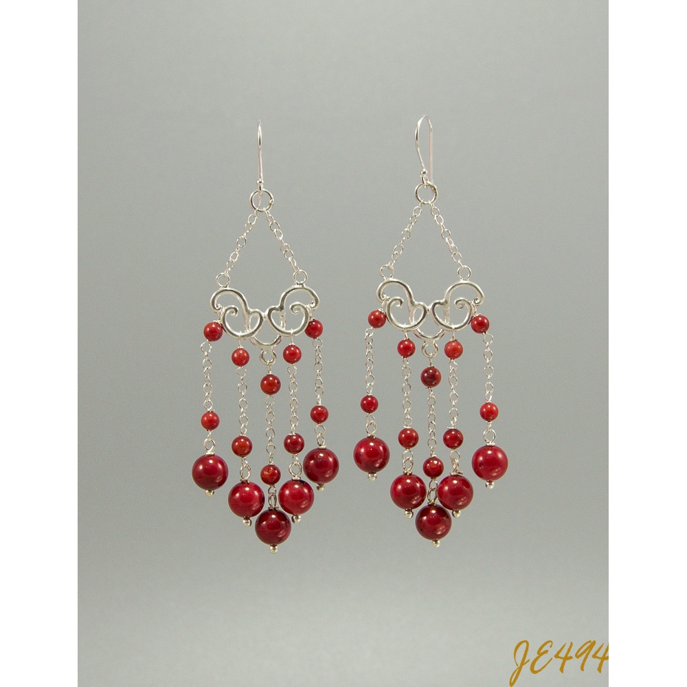 JE494 Red Agate Earring JE494 Red Agate Earring