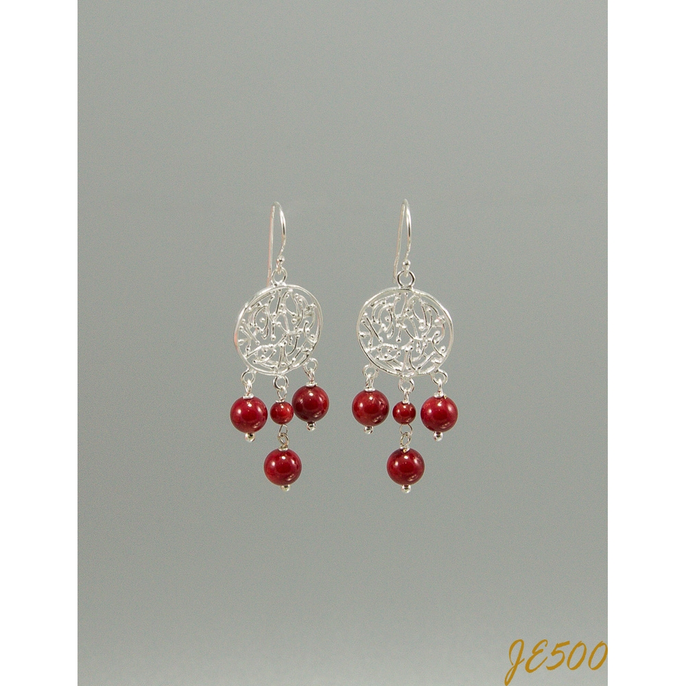 JE500 Red Agate Earring JE500 Red Agate Earring