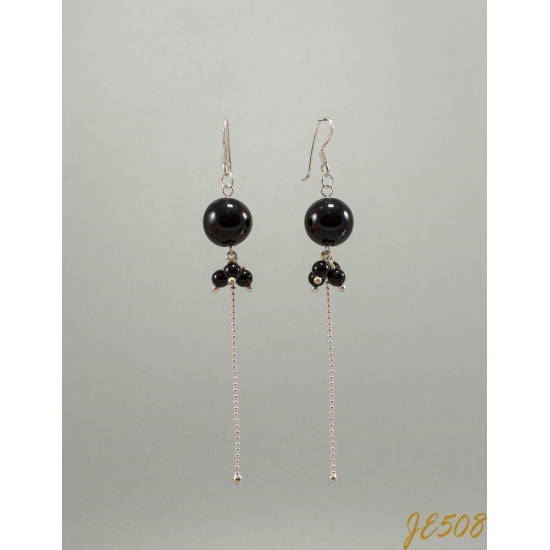 JE508 Black Onyx Earring