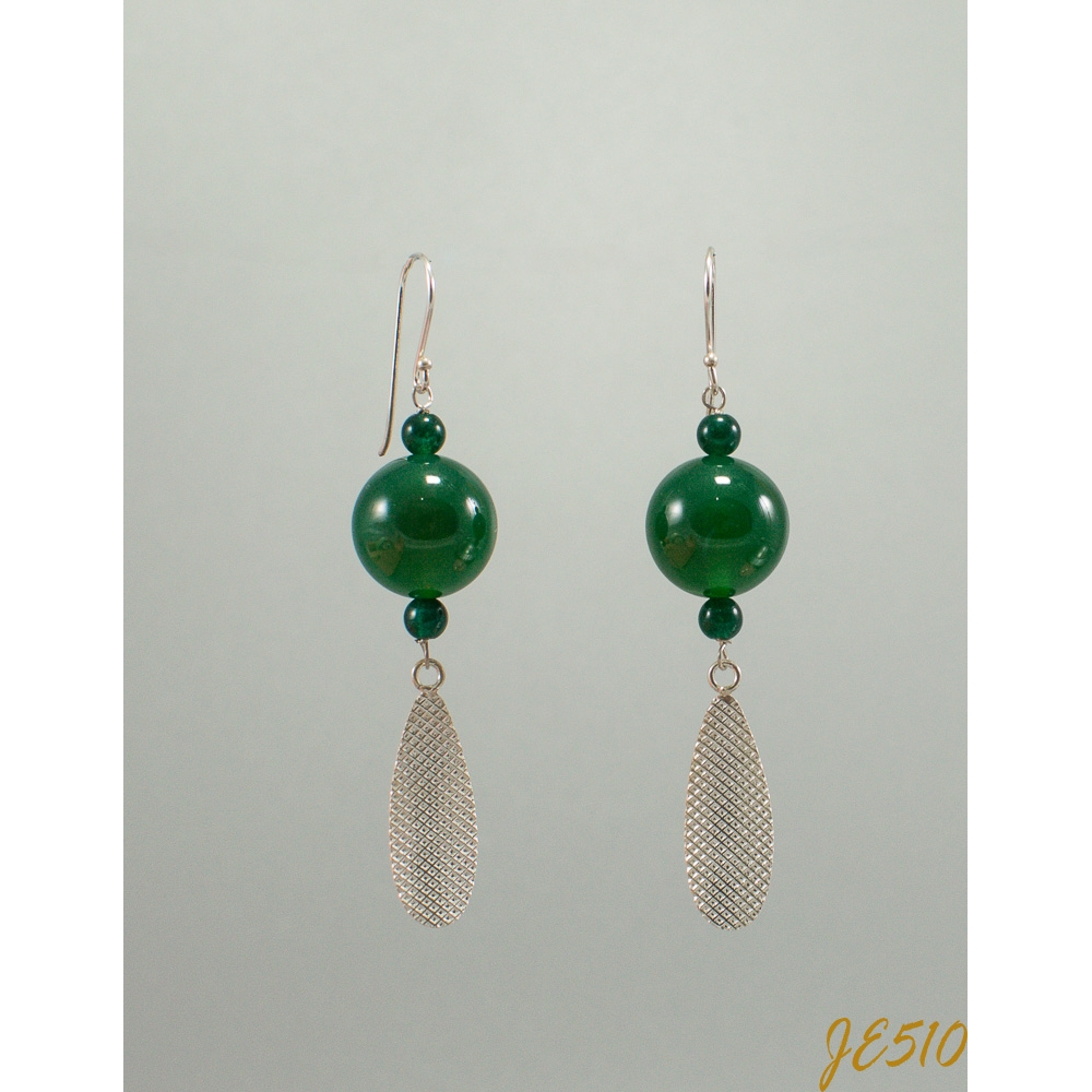 JE510 Green Agate Earring JE510 Green Agate Earring