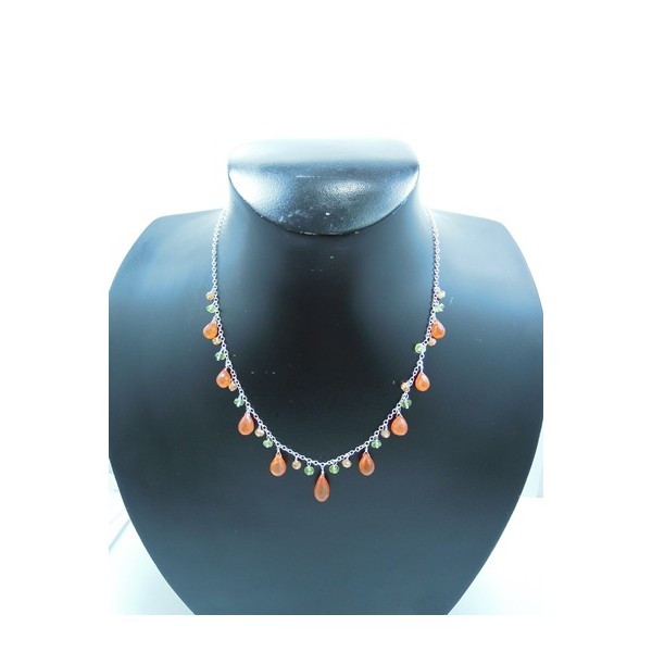 JN623 Orange Agate Necklace JN623 Orange Agate Necklace