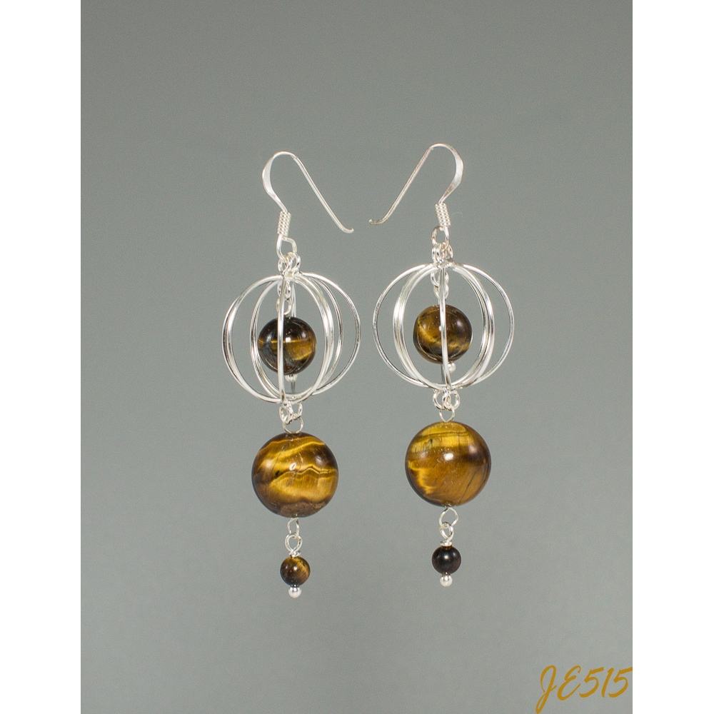 JE515 Tiger Eyes Earring JE515 Tiger Eyes Earring