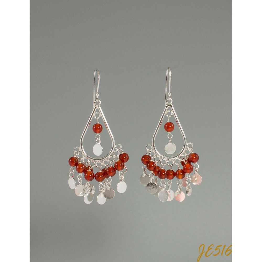 JE516 Orange Agate Earring JE516 Orange Agate Earring