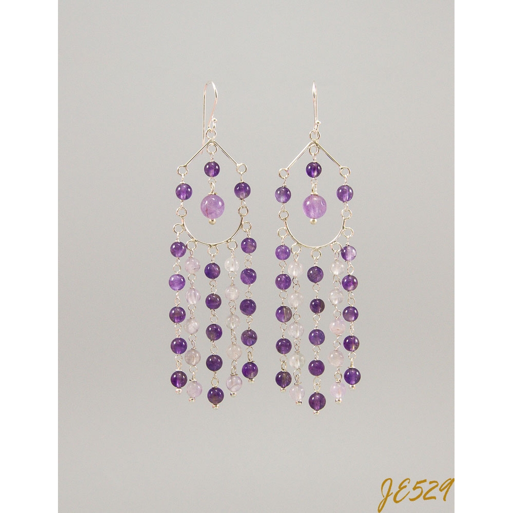 JE529 Amethyst Earrings JE529 Amethyst Earrings