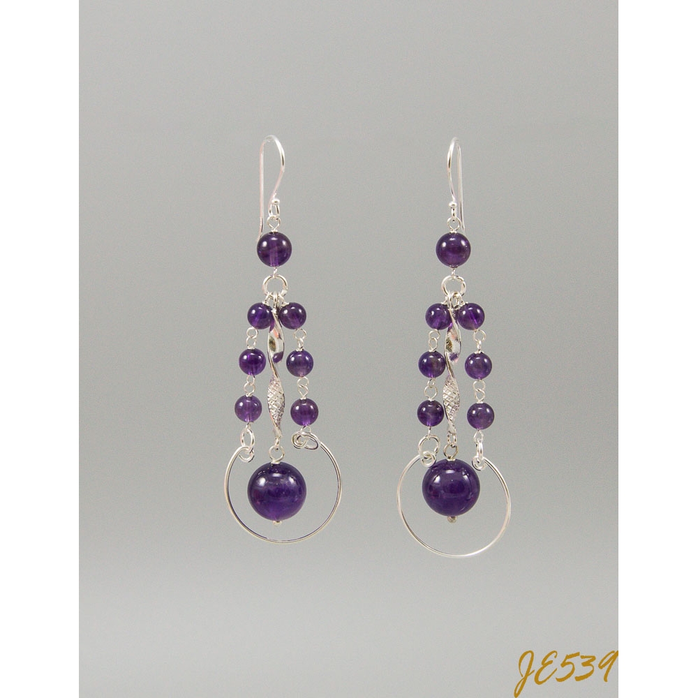 JE539 Amethyst Earrings JE539 Amethyst Earrings
