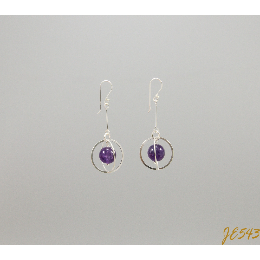 JE543 Amethyst Earrings JE543 Amethyst Earrings