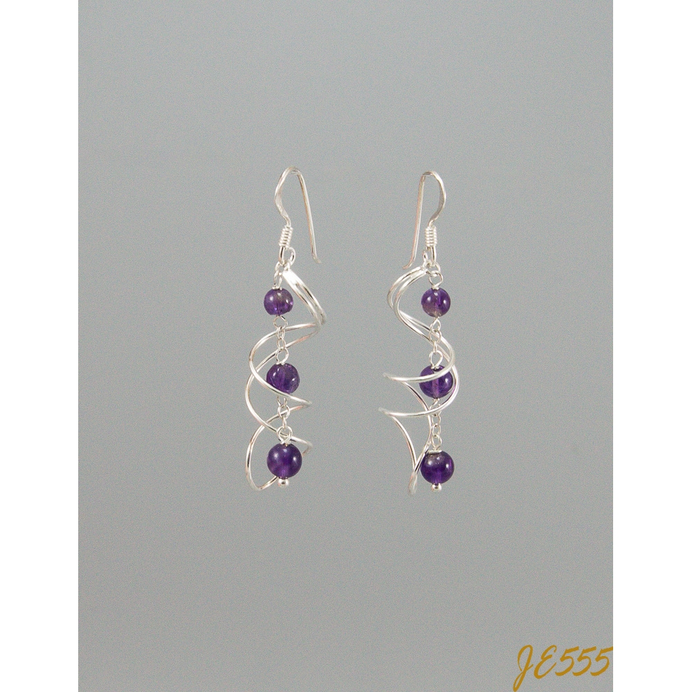 JE555 Amethyst Earring JE555 Amethyst Earring